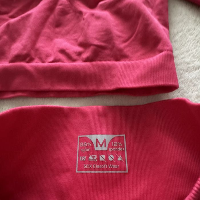 Костюм лосины пуш ап+кроп топ