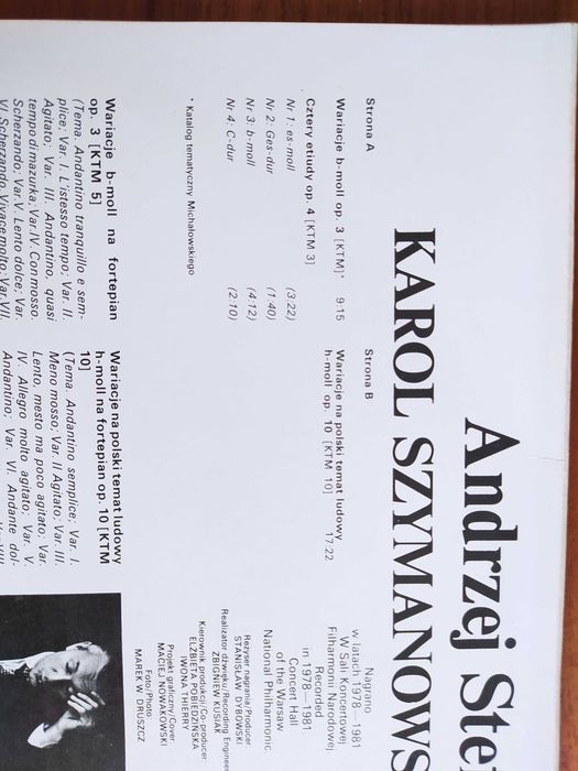 Zestaw 6 płyt długogrających - Karol Szymanowski