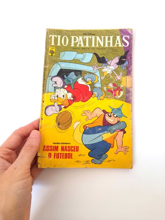 Livro BD Antiga Disney Anos 70 Tio Patinhas Ano XV Maio Número 154