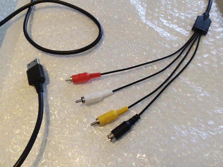 Sega Dreamcast Cabo 1.8M Novo TV AV RCA S-Video