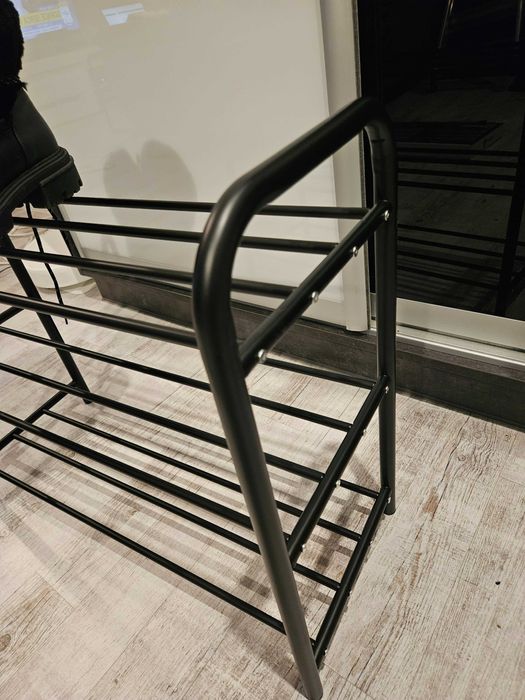 Pudełka z 3 poziomami czarna dom przechowywanie