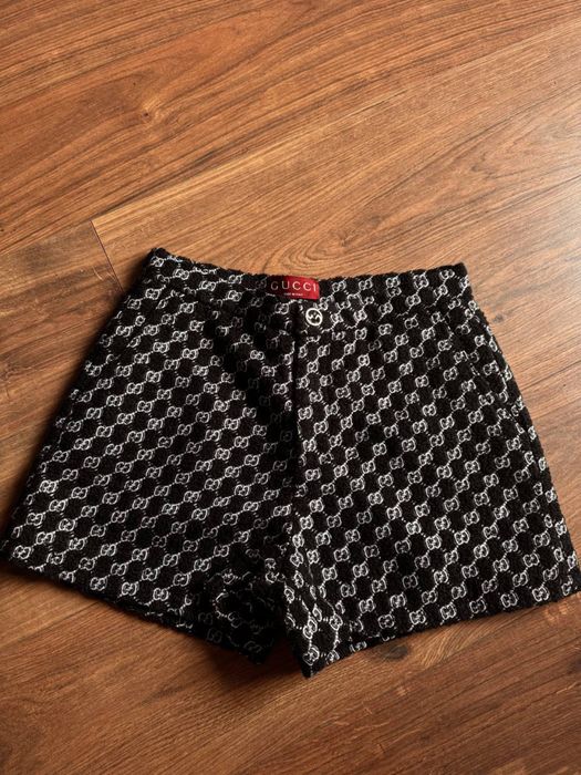 Gucci Monogram Tweed Spodenki Szorty