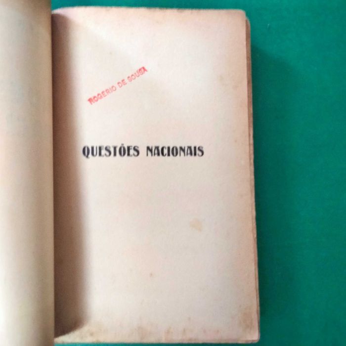 Questões Nacionais - Brito Camacho