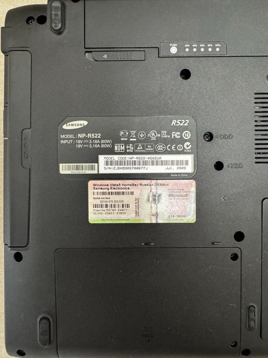Ноутбук Samsung NP-R522