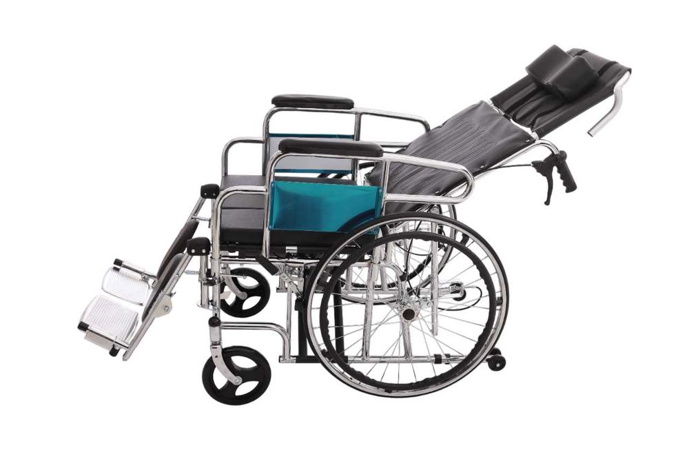 Інвалідний візок з туалетом сталевий MED1-KY608GC-51