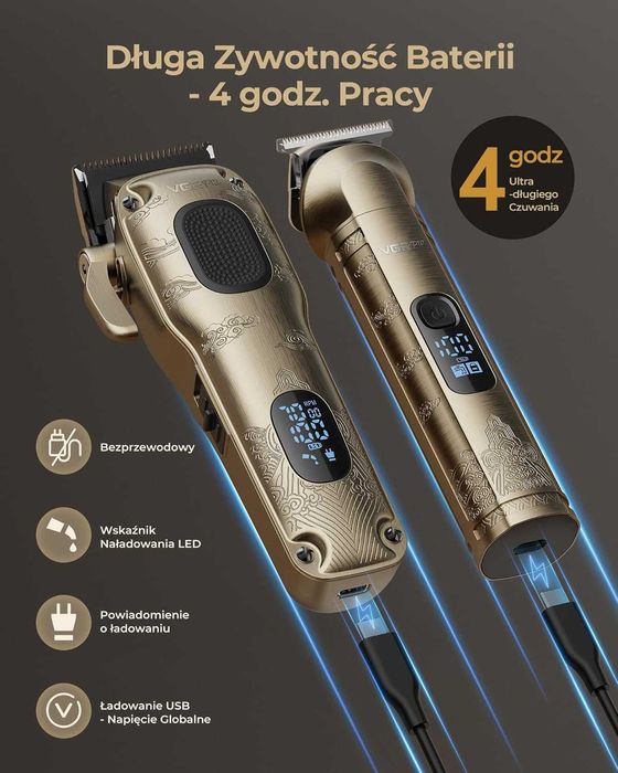 Maszynka do strzyżenia włosów VGR Pro V-007&109 Professional