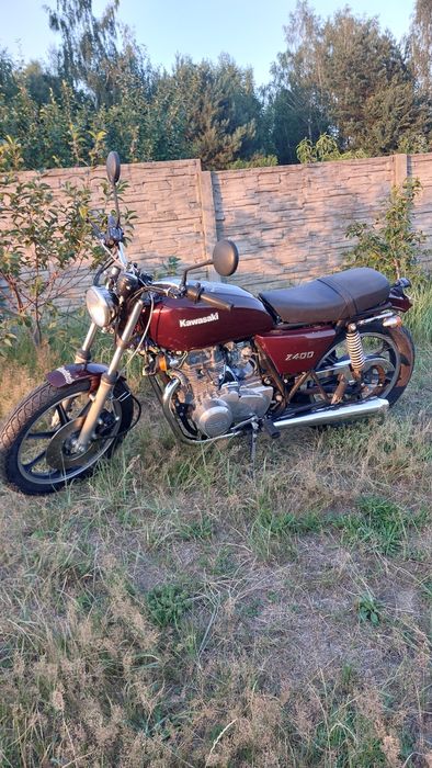 Kawasaki z 400  Brat Style