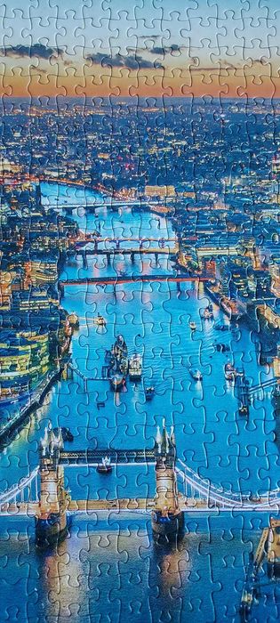 Quadro Puzzle 2500 peças - Vista aérea cidade
