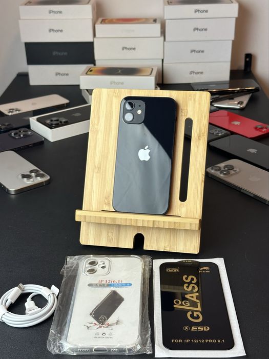 100% акб iPhone 12 Neverlock Apple 64/ 128 gb Айфон Black