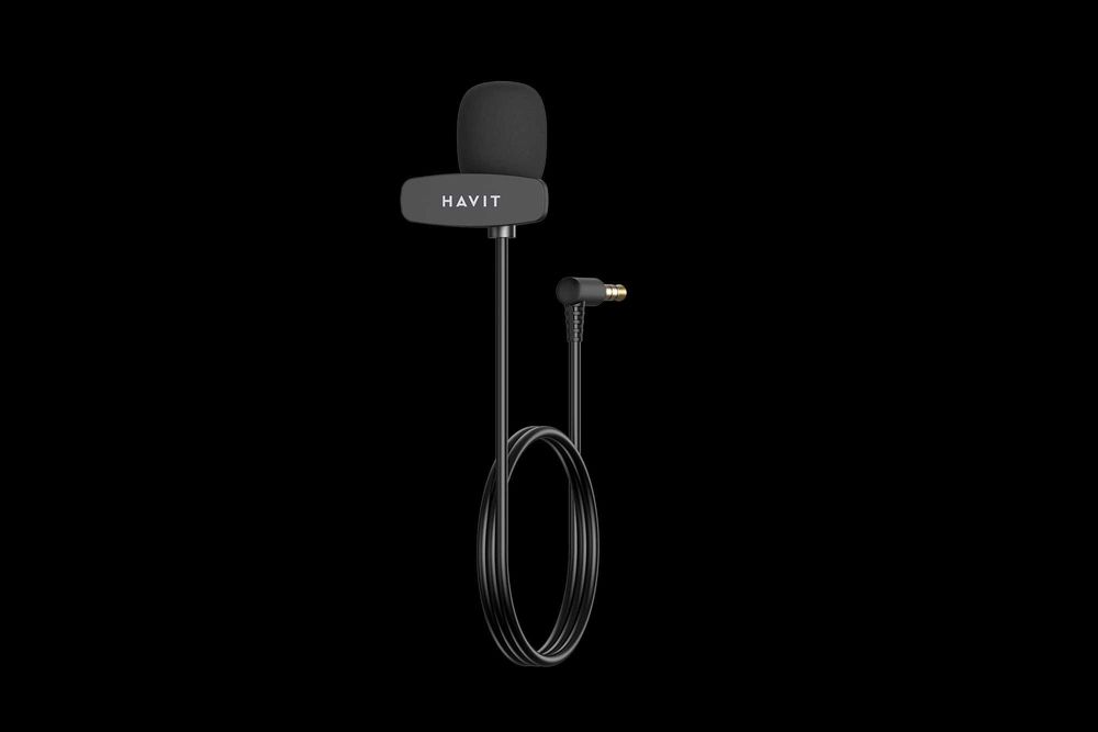 Microfone de Lapela MC361, com Jack 3.5mm - Havit