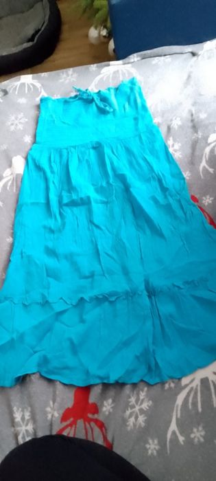 Niebieska letnia sukienka