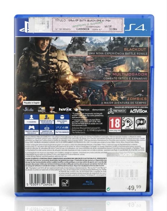 Call of Duty: Black Ops 4 – PS4 PlayStation 4