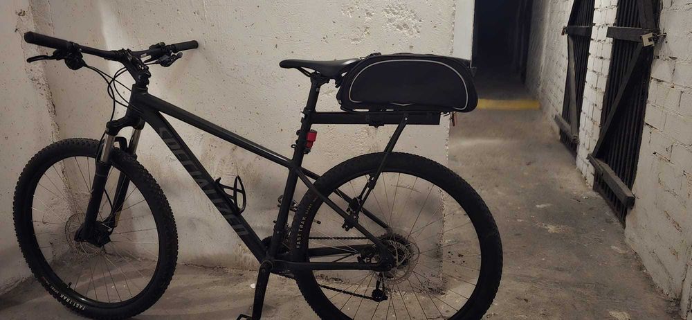 Bagażnik rowerowy na sztycę-aluminiowy plus torba