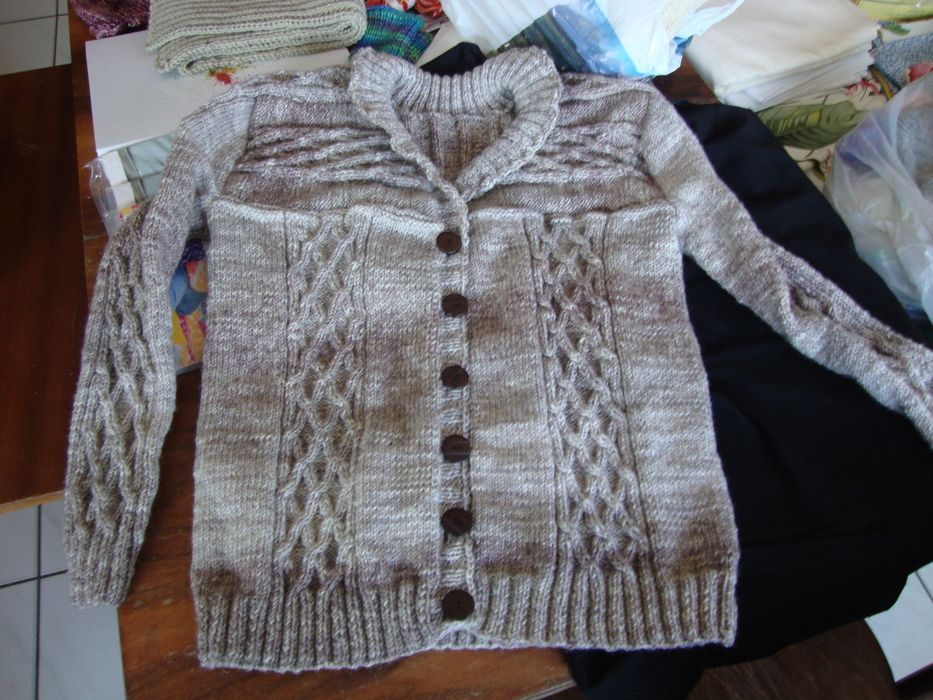 Ręcznie robiony sweter męski rozmiar M/L