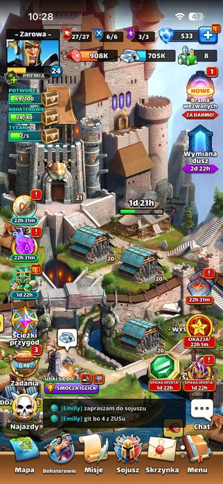 Empires and puzzles gra sprzedam
