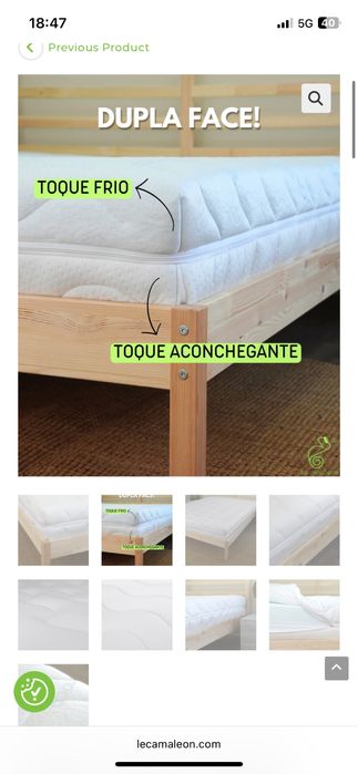 Capa colchao alcochoada nova