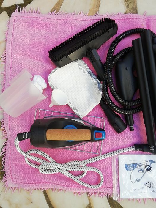 Máquina de limpeza a vapor +ferro de engomar
