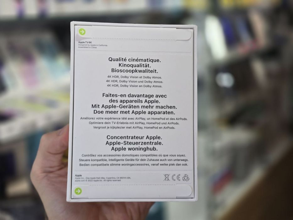 Стаціонарний медіаплеєр Apple TV 4K 2022 Wi-Fi 64 GB (MN873)