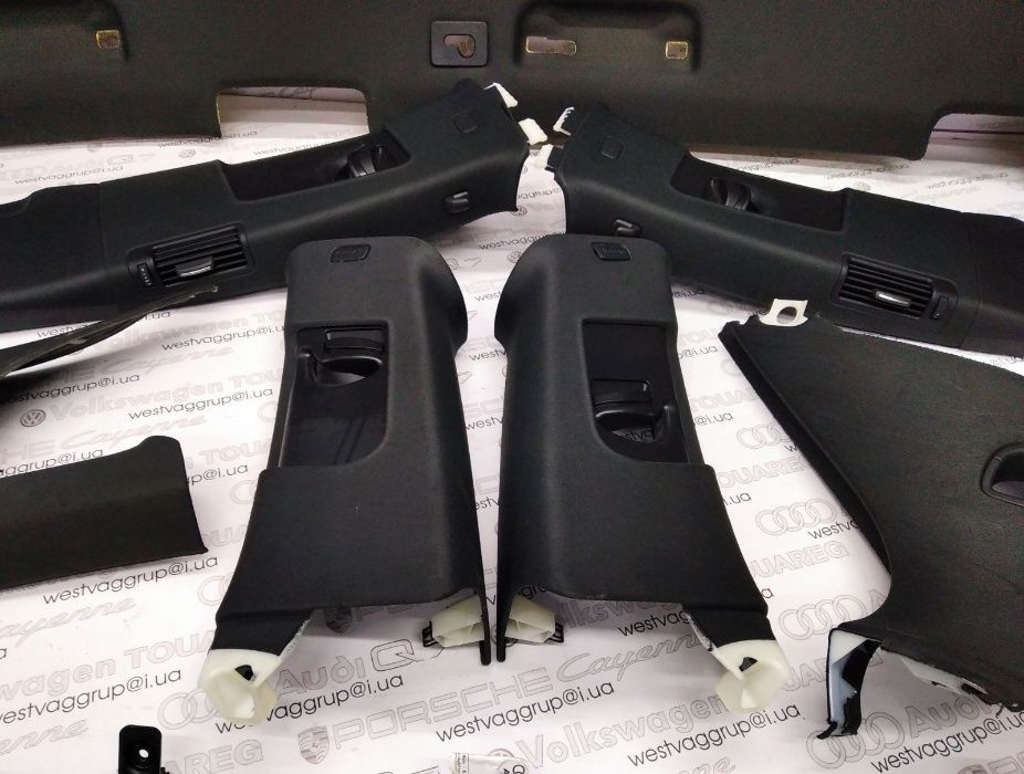 Потолок черний Стойки Салон Обшивка Audi Q7 / Ауди Ку7 / АудiКю7