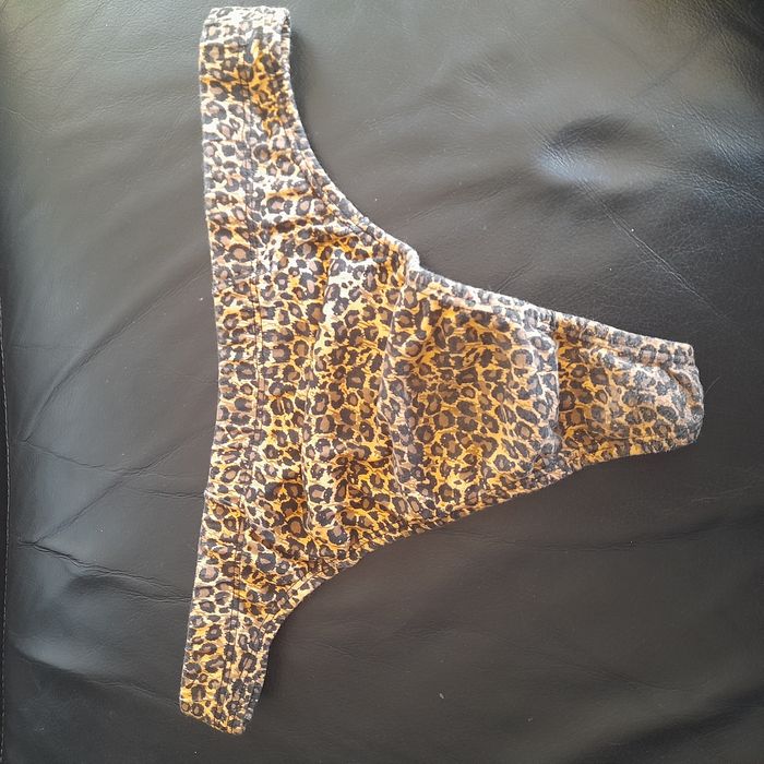 Męskie stringi w panterkę Primark XL