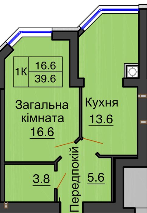 Квартира в зданому будинку, ЖК Софія Резиденцвя.