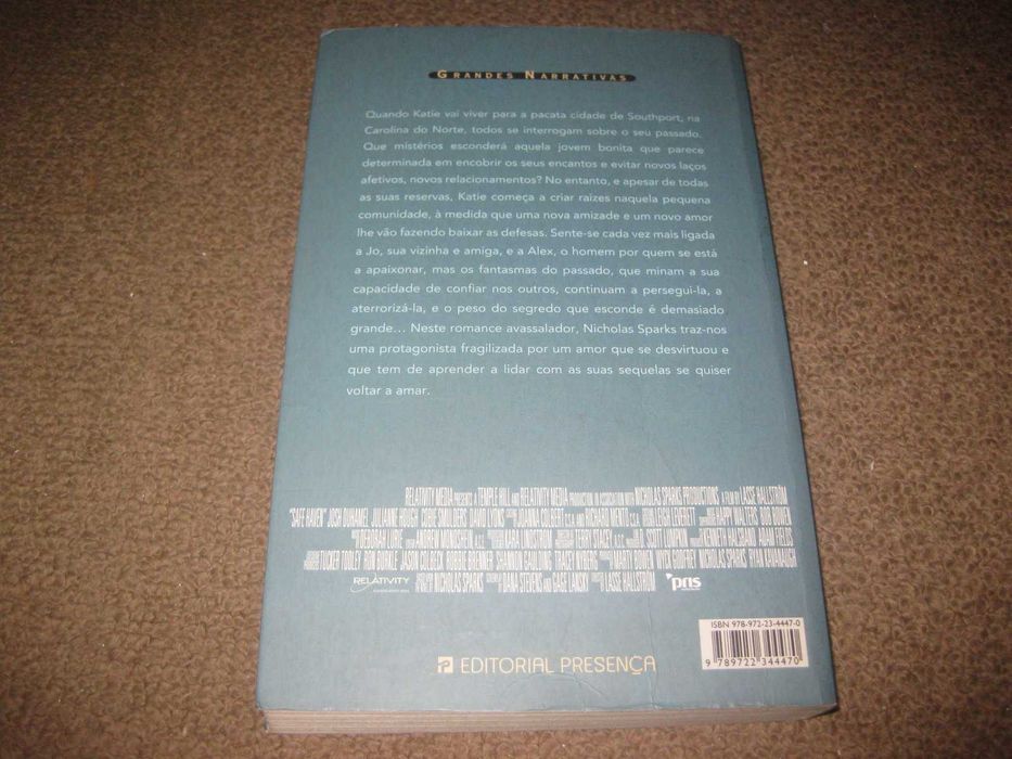 Livro "Um Refúgio Para a Vida" de Nicholas Sparks