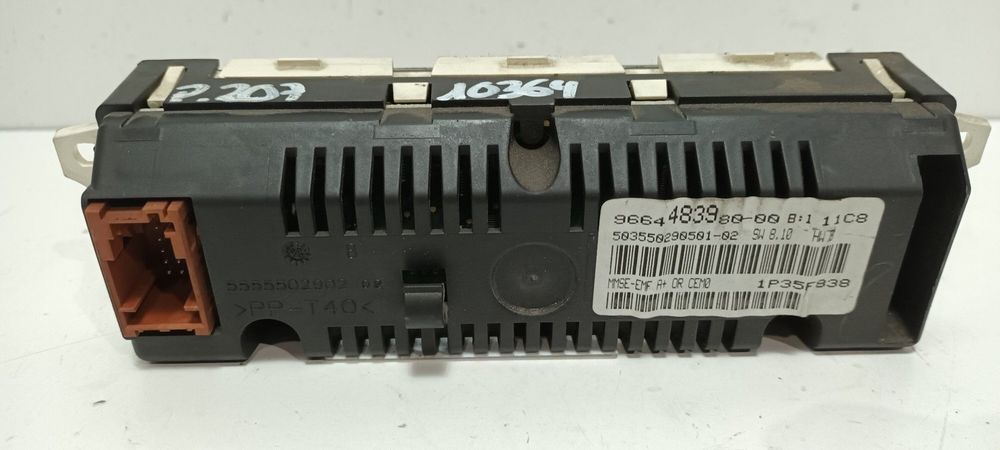 ECRÃ MULTIFUNÇÕES PEUGEOT 207 2008 -9664483980