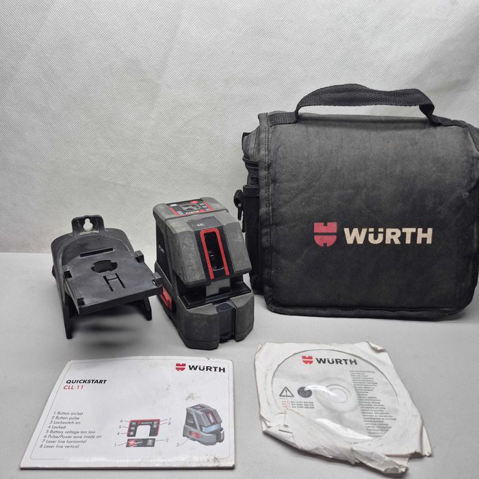 Laser krzyżowy WÜRTH CLL 11 czerwony; Komis Jasło Igielna