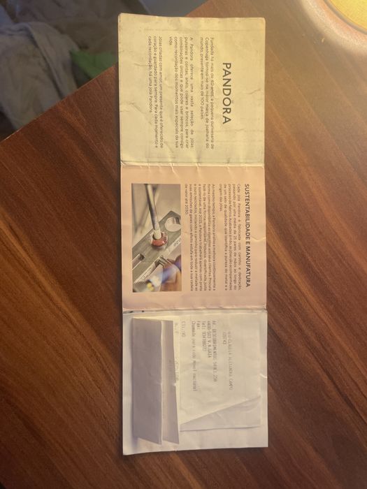 Anel Pandora original em prata – excelente estado