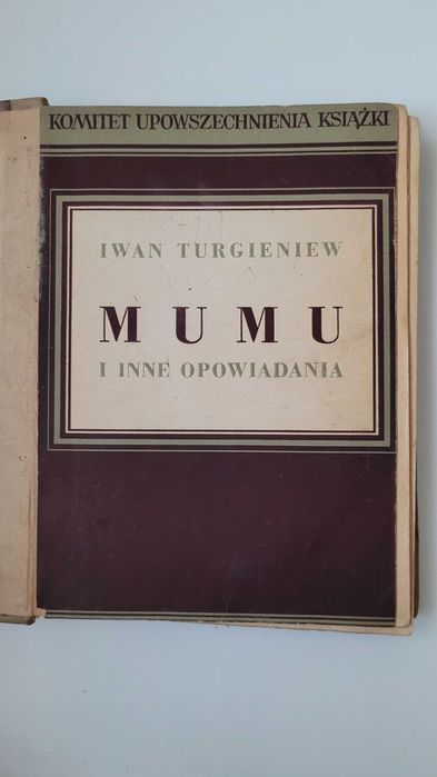 "Mumu i inne opowiadania", Iwan Turgieniew