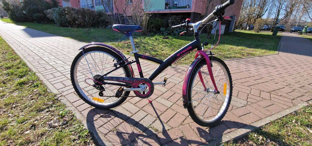 B'twin Rower 24 dla dziewczynki