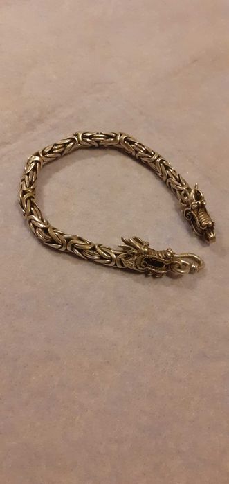 pulseira de prata ( Retrô Dragão)