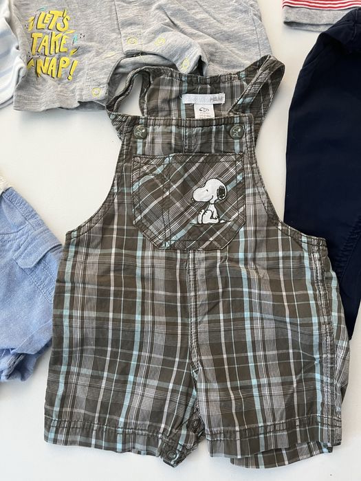 Zestaw letni 6 ubranek dla chłopca rozmiar 68