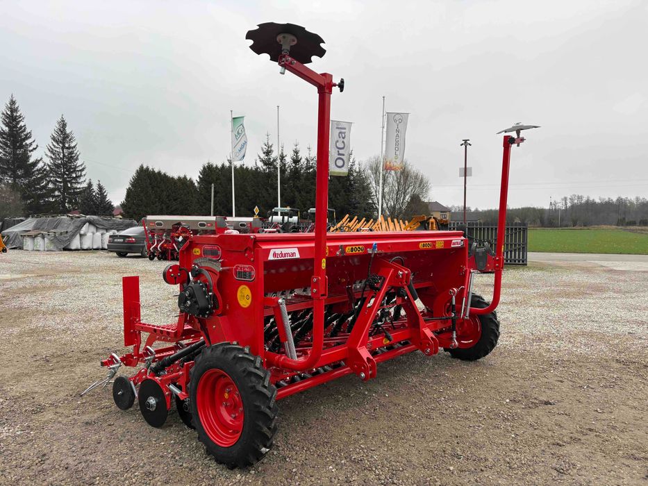 Siewnik zbożowy Ozduman Anatolia 25, 3m, dwutalerzowy, ścieżki