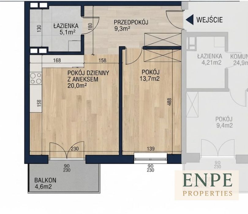 2 pokoje | 48 m2 | garaż | zalew Bagry