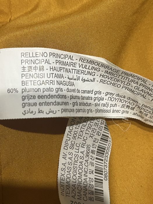 Kurtka puchowa   Zara damska  M