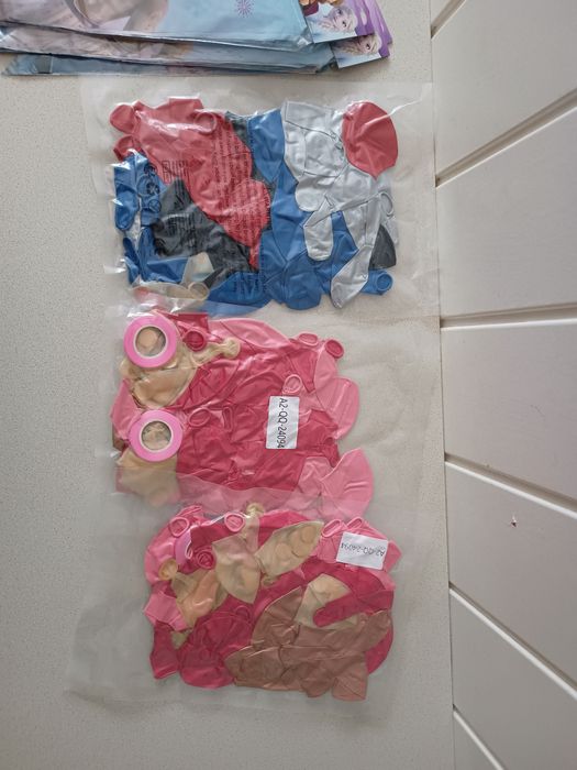 Zestaw urodzinowy Frozen, dekoracje urodzinowe, balony, girlanda