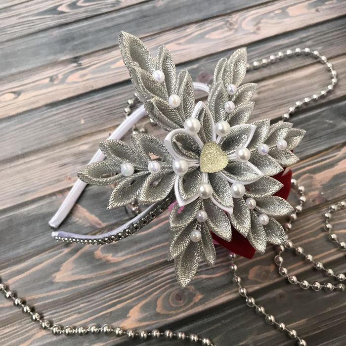 Образ, обруч, костюм сніжинки для дівчинки