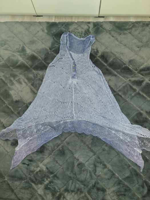 Śliczna ażurowa bluzka,  tunika, narzutka.