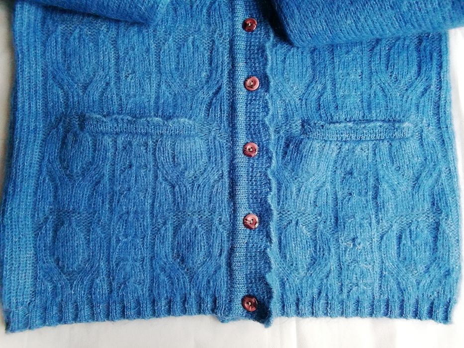 Кофта махеровая женская р. 54 очень теплая