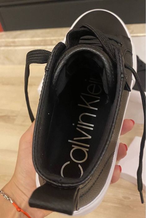 Кеды Кроссовки Calvin Klein Хайтопы Ботинки. Размер 39 (25,6 см)