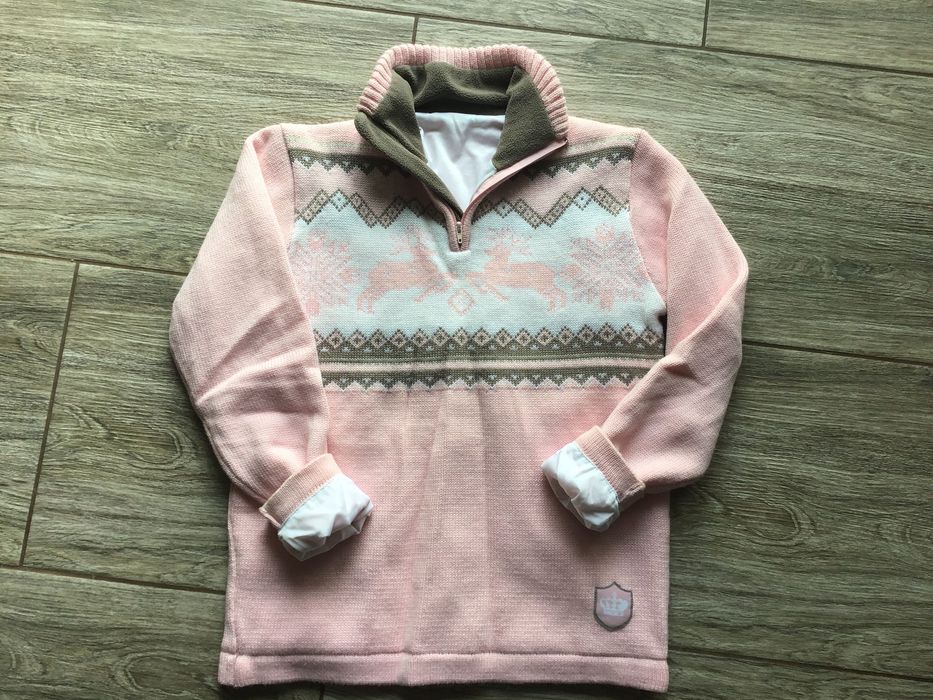 Sweter zimowy dla dziewczynki na 134-140:)