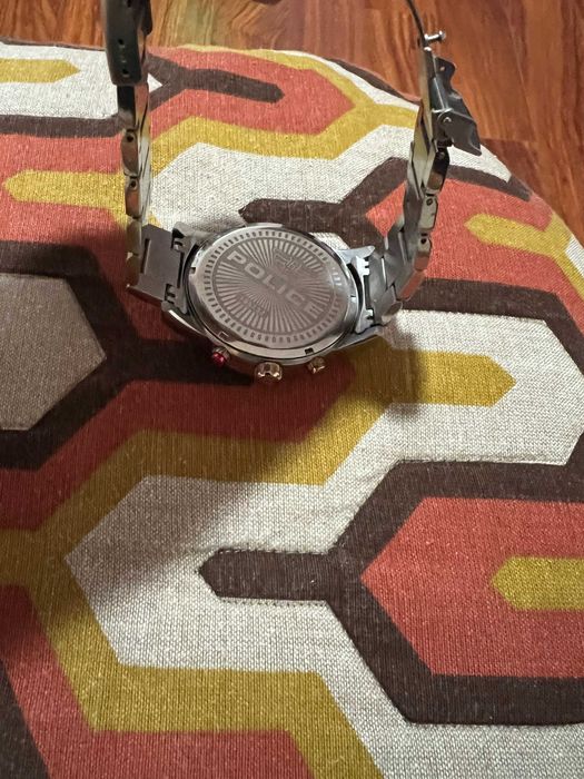 Relógio Homem original POLICE AVONDALE Prateado e Dourado