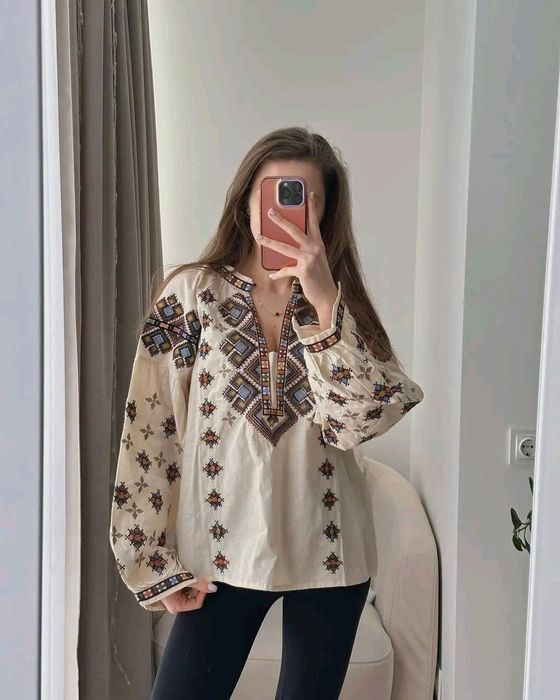 Натуральна вишиванка "Рідна земля" S, M, Л