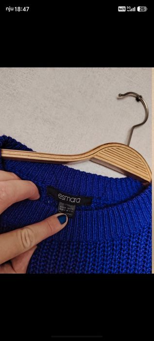 Sweter mocny fiolet XL