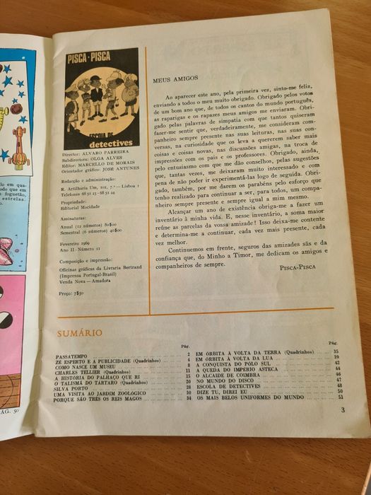 Revista Pisca Pisca N. 11 ano 1969