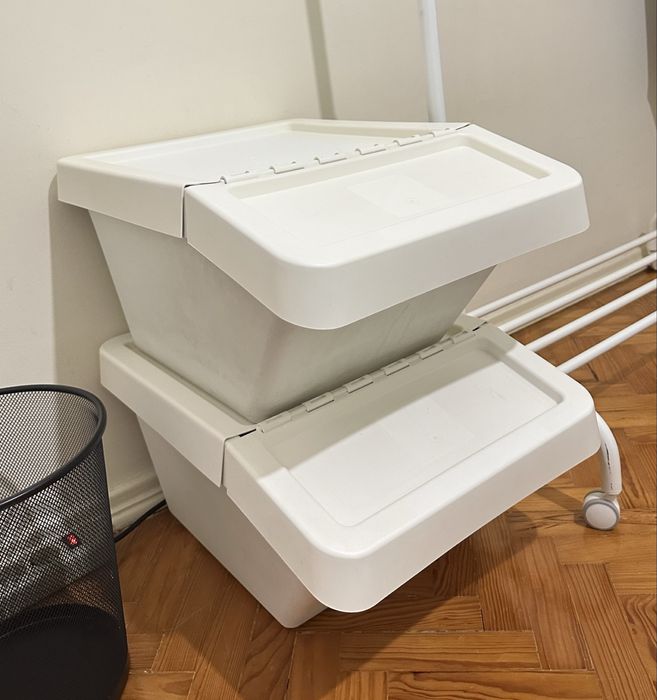 2 Caixas com tampa Sortera 37L IKEA
