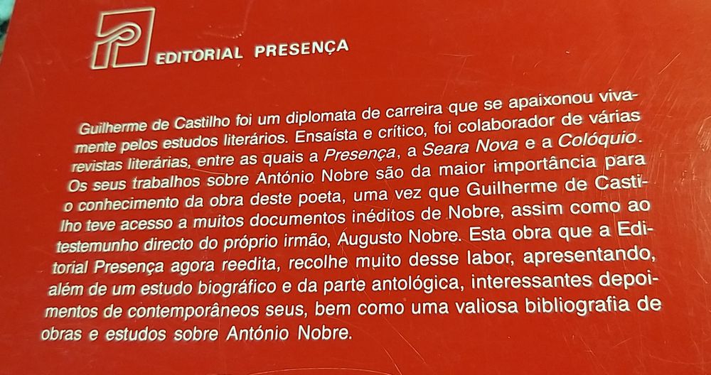 António Nobre por Guilherme de Castilho.