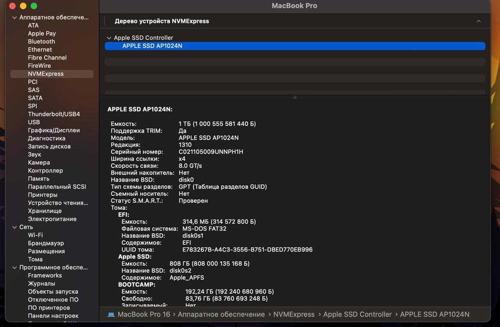 MacBook Pro 16 2019