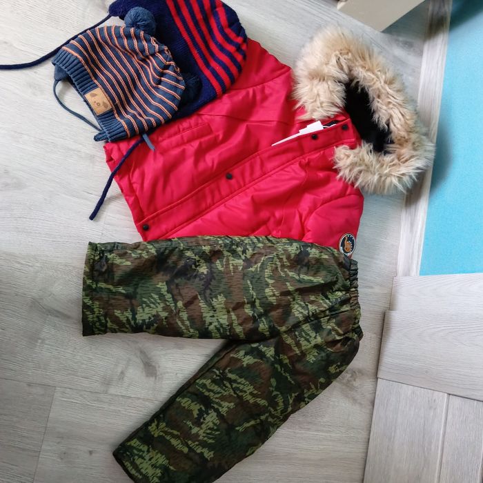 Zestaw dla chłopca na zimę r.92